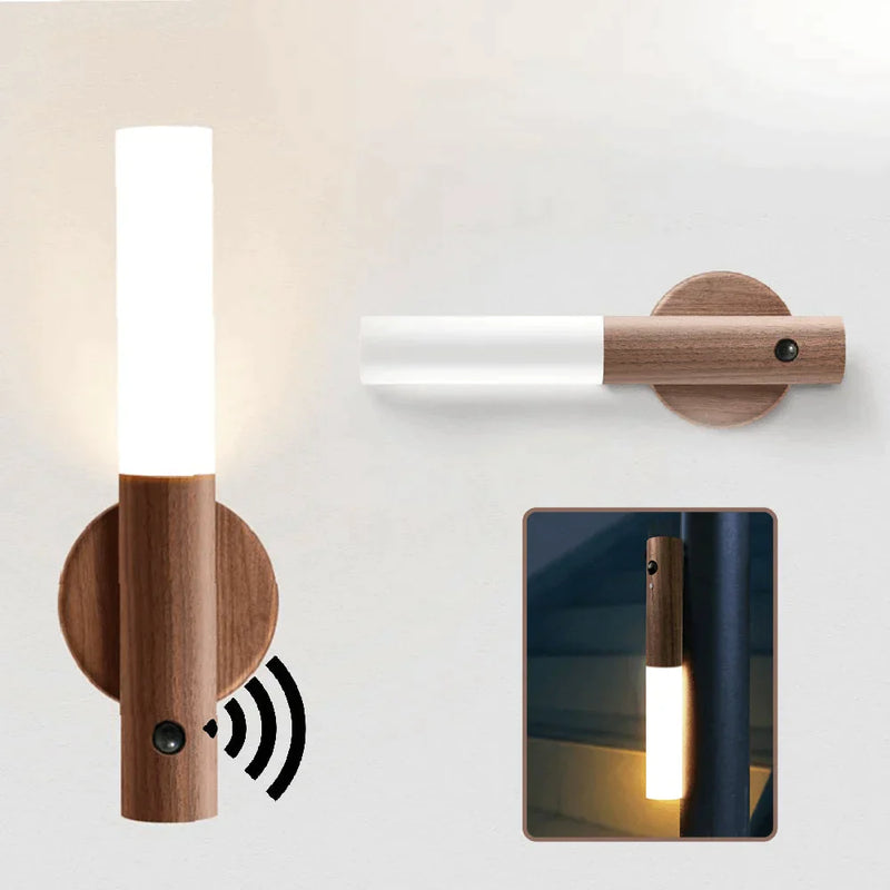 Led Inteligente em Madeira - Candle Smart LED Light