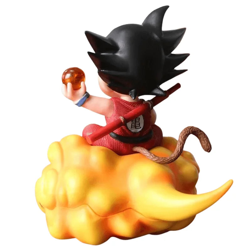 Goku Na Nuvem Com Esfera Do Dragão Dragon Ball Z Cartoon Figura De Anime  Acessórios Brinquedo